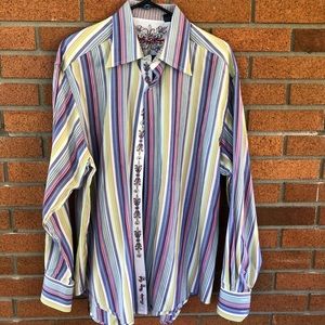 ROBERT GRAHAM BUTTON DOWN SHIRT